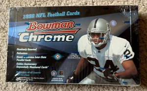 1998 Bowman Chrome Football Hobby Box. Sealed Box Peyton Manning RC Randy Moss - Picture 1 of 1