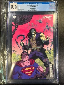 👊Action Comics #1064👊CGC 9.8 MINT👊Rivera Lobo Variant Cover👊FREE SHIPPING👊 - Picture 1 of 8