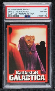 1978 Wonder Bread Battlestar Galactica #16 PSA 8 12p5
