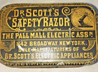 DR. SCOTT'S Safety Razor z puszką i wszystkimi częściami maszynki do golenia (z wyjątkiem ostrza) kształt VF