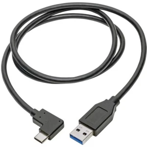 Eaton U428-003-CRA 3Ft USB 3.2 USB-C to USB-A M/M Thunderbolt 3 Right-Angle - Picture 1 of 6