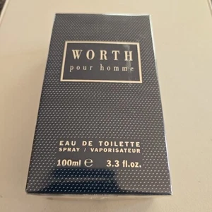 WORTH pour homme by WORTH 100 ml/ 3.3 oz Eau de Toilette Spray RARE Sealed Box - Picture 1 of 3