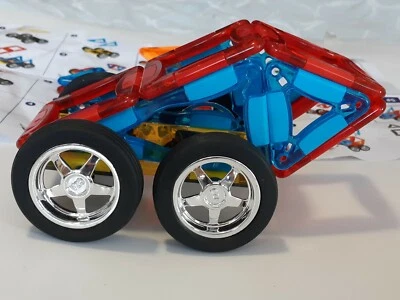 Magnetic Construction Kit Cra-Z-Art MagCreator 3D 21 Pieces with wheel incomplet - Image 1 of 4