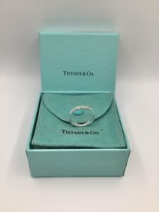 Tiffany & Co Sterling Silver Notes ~727 5th Ave~Narrow Band Ring~Size 7.5