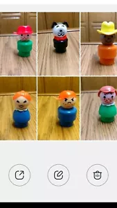 De colección Fisher Price Little People Choice, plástico, $5. Each - Imagen 1 de 1