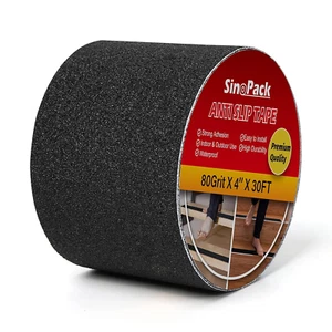 Anti Slip Tape Black 4Inch X 30FT Non Skid Tape, Best Grip Non Slip Strips Tape - Picture 1 of 8
