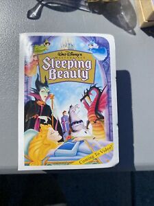 Sleeping Beauty Figure Disney Masterpiece McDonalds 1996 Happy Meal Toy VHS box 