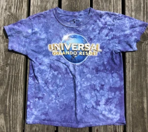 Universal Studios purple tie dye t-shirt youth M - Picture 1 of 4