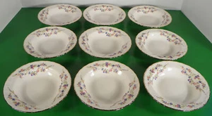 Vintage Pope Gosser BLUE BELLE Berry Dessert Fruit Bowl (s) LOT OF 9 - Picture 1 of 5