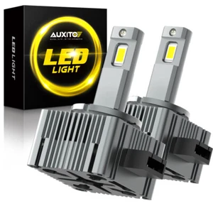 D1S D1R LED Headlight Bulbs 100W 6500K Super White HID Xenon Conversion Kit 2PCS - Picture 1 of 14
