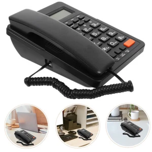 Business Fixed Phone Caller ID Telephone Home Office Landline Phone With Screen - Picture 1 of 12