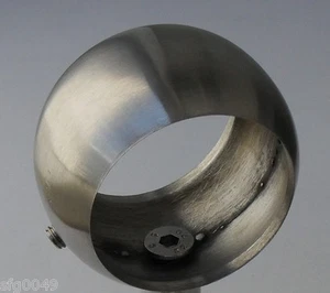Corrimano in acciaio inox anello a sfera 42,4 V2A 33,7 anello corrimano VA anello di presa - Foto 1 di 7