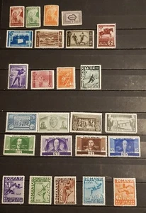 OLIMPIADA RUMANÍA Y EVENTOS Y PERSONALIDADES AÑOS 1930-1937 - 5 JUEGOS MNH MNH - Imagen 1 de 2