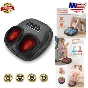 Customizable Foot Massager with Heat - Ideal for Neuropathy, Fits Up to Size 13 - Picture 1 of 11