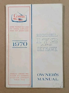 Cessna 172 Skyhawk 1970 manual del propietario 172 k D742-13 impreso 10/70 - Imagen 1 de 7