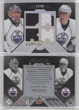 2008-09 Upper Deck UD Black Dual Player Jerseys /50 Dwayne Roloson Ales Hemsky