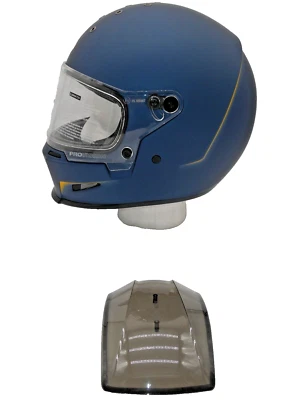 Casco de motocicleta Bell Eliminator Vanish mate/azul/amarillo MD/LG - 7112253 Foto 1 de 4