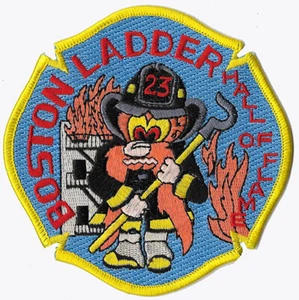 Boston Ladder 23 Hall of Flame Yosemite Sam NEU - Fire Patch - Bild 1 von 1