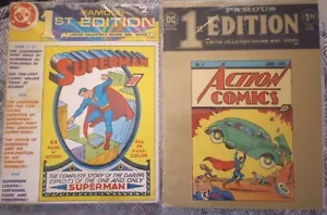 DC Comics Famous 1st Edition Lot C-26 C-61 25 Superman Action #1 Reprint Giant - Picture 1 of 24
