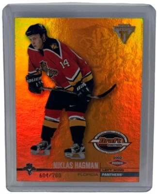 Niklas Hagman 2001 Pacific Private Stock Titanium Draft Edition /780 Rookie #131 - Image 1 of 2