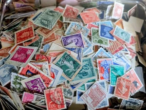 Collage artesanal coleccionar 100 estampillas postales vintage de todo el mundo - Imagen 1 de 7