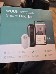 WUUK  Smart Doorbell  W0001 Easy Home Security New Open Box  - Picture 1 of 9