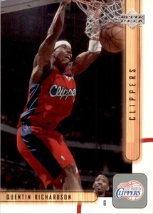 2001-02 Baloncesto Cubierta Superior Quentin Richardson Los Angeles Clippers #70 - Imagen 1 de 2