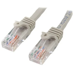 StarTech.com 0.5m Gray Cat5e Patch Cable with Snagless RJ45 Connectors - Short E - Photo 1/4