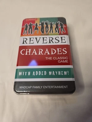 Reverse Charades Party Family Game Fun Twist o Classic Added Mayhem Sealed NEW - Image 1 of 4