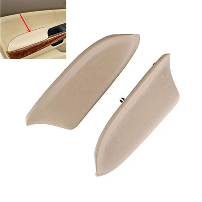 Beige Leather Inside Door Panel Armrest Cover For 2008-2012 Honda Accord Sedan Foto 1 de 4