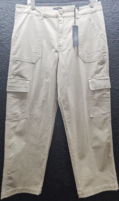 Women's 14 JONES & Co Jones New York Cream Cord Crop Pants NWT - Image 1 of 4
