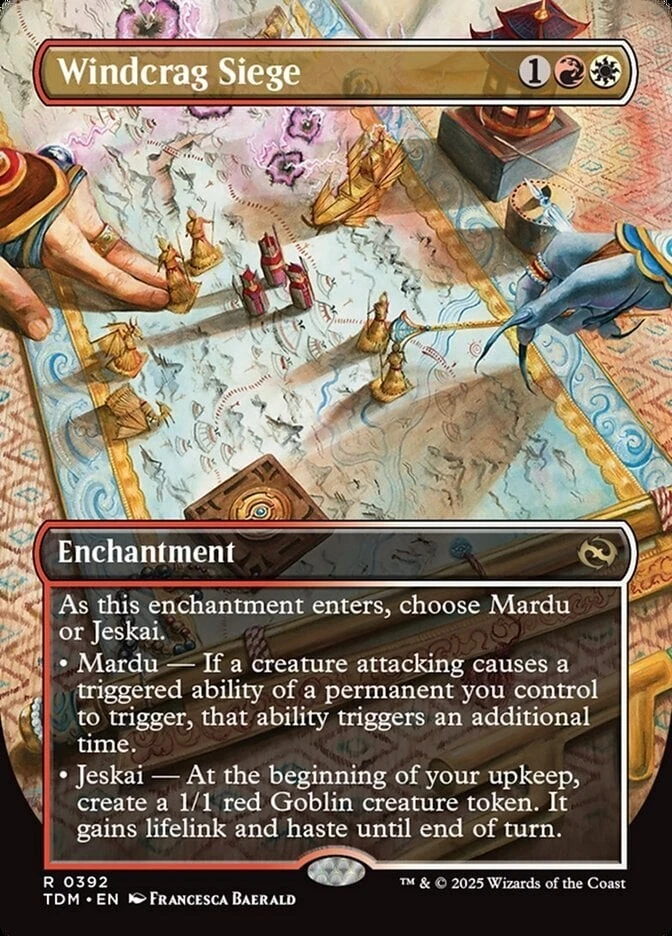 Windcrag Siege 392 - NM Borderless - Tarkir: Dragonstorm - MTG - Image 1 of 1