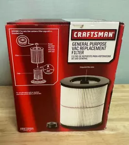 Craftsman 9-17816 OEM Filter Fits Current Craftsman Vacuums 5 Gallons and Above - Picture 1 of 2