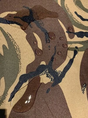 waterproof camouflage canvas fabric150cm wide per /mt woodland  camo print  - Image 1 of 2