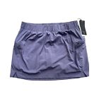 NWT Calia by Carrie Underwood Anywhere Collection Mid Rise Skort Large Purple