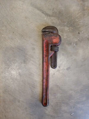 Reed Mfg  RW14 - 14" Heavy-Duty Straight Handle Pipe Wrench, USA  ERIE PA - Image 1 of 4