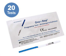 20 x One+Step hochpräzise Schwangerschaftstest 25 miu/ml - hohe Sicherheit