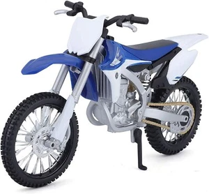 Maisto 5-13021 Modelo Moto Yamaha YZ450F (Blanco Azul, Escala 1:12) Moto - Imagen 1 de 4