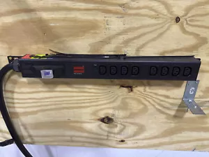 Data Center 240V 50 Amp Server Cabinet 6-50p 8 Outlets C13 PDU w/ amp meter - Picture 1 of 2