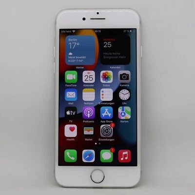 Apple iPhone (7. Generation) Silber 32gb Simlockfrei / MP4 / Bluetooth / Händler - Bild 1 von 4