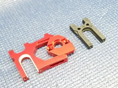 *NEW* ARRMA Aluminum Red Mount Motor/center diff Typhon Talion AR320468 - Image 1 of 3