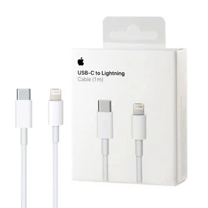 GENUINE Apple USB C to Lightning Cable Original Charger Cord for iPhone 14 13 12 - Picture 1 of 5