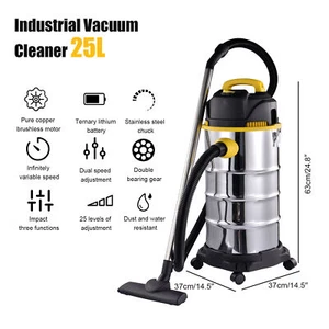 6.6 Gallon 20HP Wet Dry Car Vacuum Cleaner Upholstery Shampoo 3-IN-1 - Picture 1 of 7