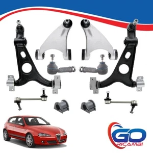 KIT BRACCI BRACCETTI SOSPENSIONE ANTERIORI PER ALFA ROMEO 147 156 GT 10 PEZZI - Foto 1 di 8