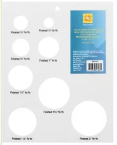 Q62 EZ Simplicity modello YO-YO piccoli cerchi rotondi patchwork trapuntatura cucito - Foto 1 di 1