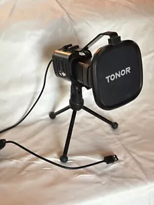 USB Microphone for PC, Condenser Mic with Tripod Stand, Pop screen, shock mount - Picture 1 of 3