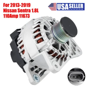 Alternator 11673 For Nissan Sentra 2013 2014 2015 2016 2017-2019 12V 1.8L 110Amp - Picture 1 of 8