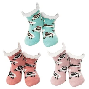 Nuzzles Girls fleecy slipper socks Style 39075 Sheep Colour Various New - Bild 1 von 1