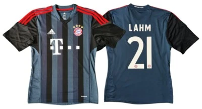 Trikot Adidas FC Bayern 2013-2014 Third - Lahm 21 I 3rd FCB * Flock B-Ware - Bild 1 von 3