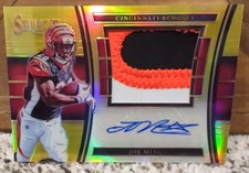 JOE MIXON 2017 Select RC  Player Worn Jersey Auto RC GOLD SSP /10 BENGALS 